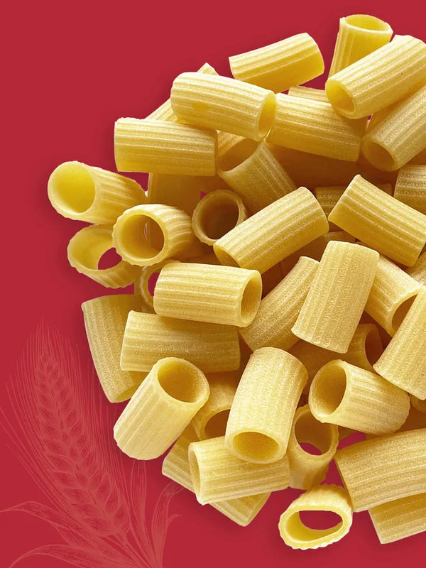 Mezzi Rigatoni, roh